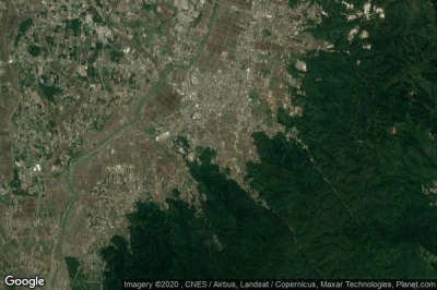 Vue aérienne de Makabe
