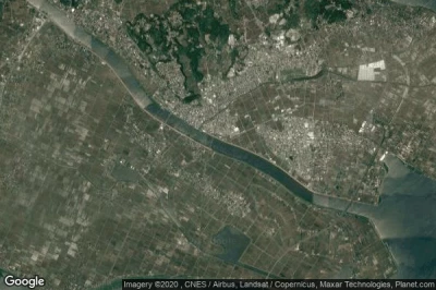 Vue aérienne de Itako