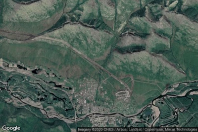 Vue aérienne de Ust-Omchug