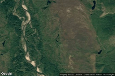 Vue aérienne de Magadanskaya Oblast’