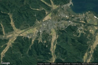 Vue aérienne de Hiranai