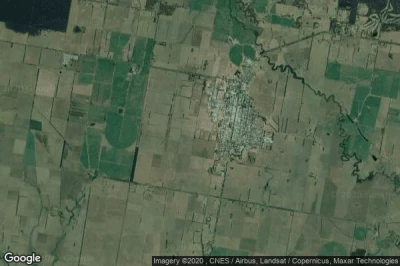 Vue aérienne de Yarram
