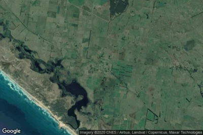 Vue aérienne de Yambuk