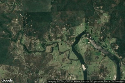 Vue aérienne de Whiteman Creek