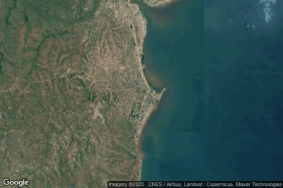 Vue aérienne de Kalemie