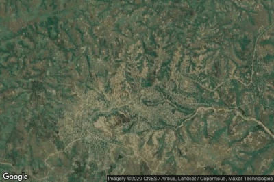 Vue aérienne de Kabinda