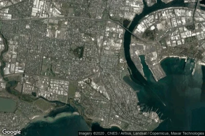 Vue aérienne de Newport