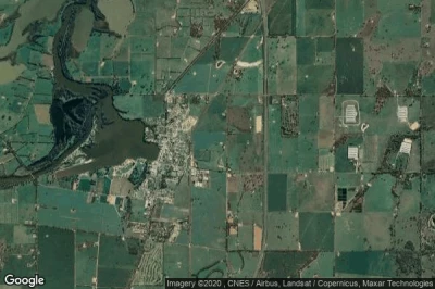 Vue aérienne de Nagambie