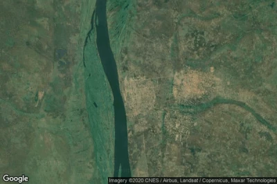 Vue aérienne de Kabalo