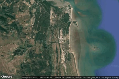 Vue aérienne de Keppel Sands