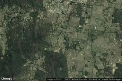 Vue aérienne de Emu Creek