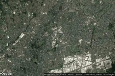 Vue aérienne de Croydon