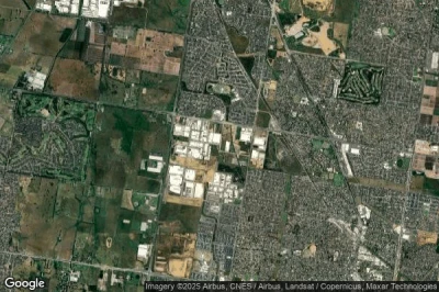 Vue aérienne de Cranbourne