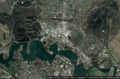 Vue aérienne de Canberra
