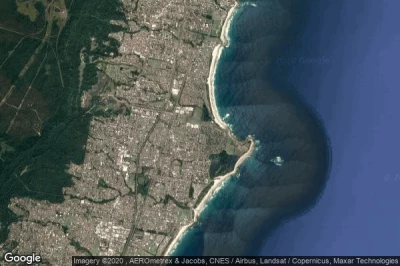 Vue aérienne de Bellambi