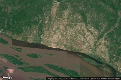 Vue aérienne de Bumba