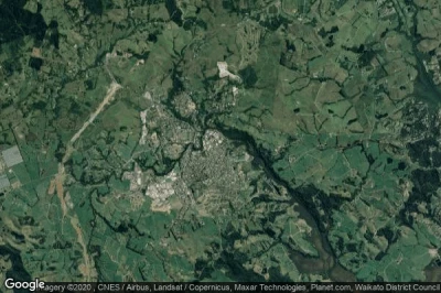 Vue aérienne de Warkworth