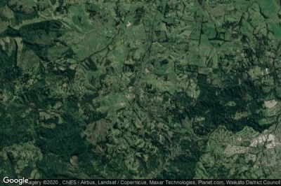 Vue aérienne de Waitakere