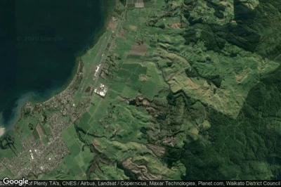 Vue aérienne de Rotokawa