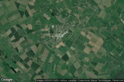 Vue aérienne de Leeston