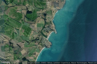 Vue aérienne de Kakanui