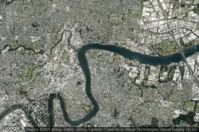 Vue aérienne de Bulimba