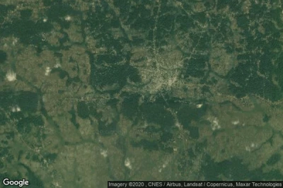 Vue aérienne de Ombesa