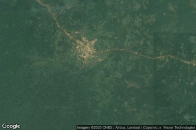 Vue aérienne de Ndelele