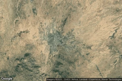 Vue aérienne de Mora