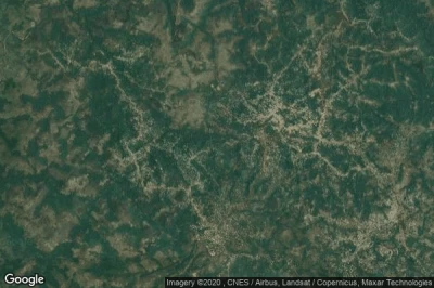Vue aérienne de Bafut