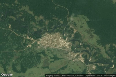 Vue aérienne de Owando