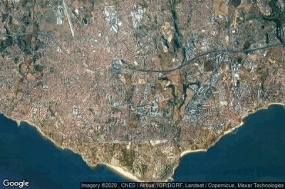 Vue aérienne de São Domingos de Rana
