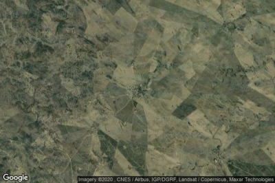 Vue aérienne de Santa Bárbara de Padrões