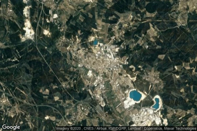 Vue aérienne de Rio Maior