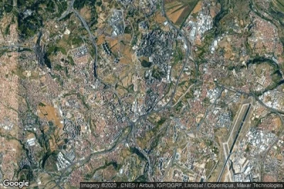 Vue aérienne de Povoa de Santo Adriao