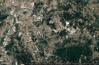 Vue aérienne de Casais dos Matos