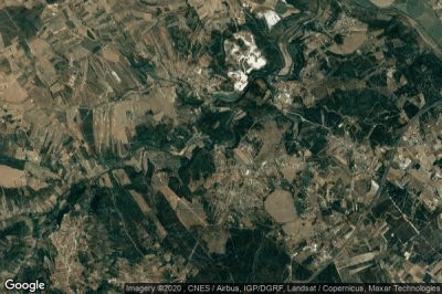 Vue aérienne de Casais de Santa Maria de Almoster