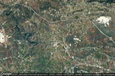 Vue aérienne de Boliqueime