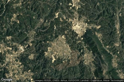 Vue aérienne de Aldeia Cimeira