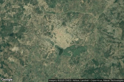 Vue aérienne de Ouangolodougou