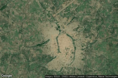 Vue aérienne de Odienne