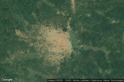 Vue aérienne de Daoukro