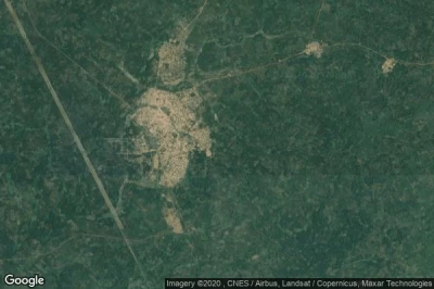 Vue aérienne de Bangolo