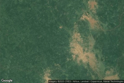 Vue aérienne de Akoupe