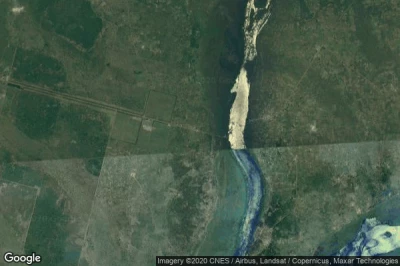 Vue aérienne de Masindi Port