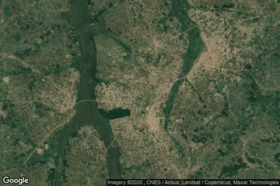 Vue aérienne de Masaka
