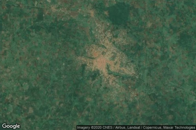 Vue aérienne de Duayaw Nkwanta