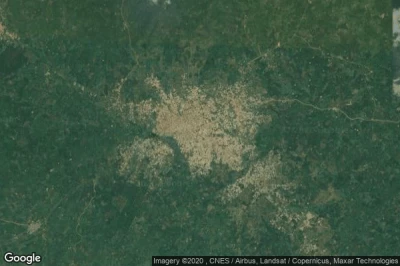 Vue aérienne de Asamankese