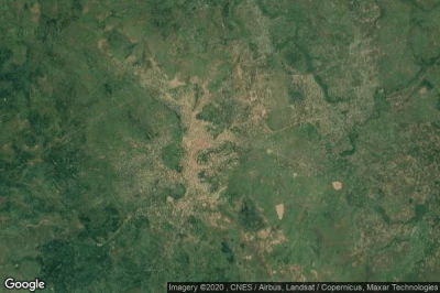 Vue aérienne de Mbanza-Ngungu