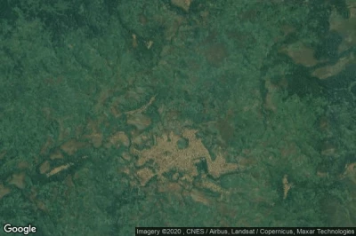 Vue aérienne de Kasongo-Lunda